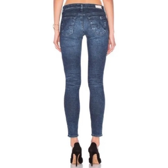 Adriano Goldschmied Blue 8 Years Whistler Super Skinny Legging Distress Jean 24 - Picture 3 of 12